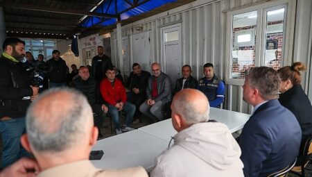 Buca’da sıcak bayramlaşma