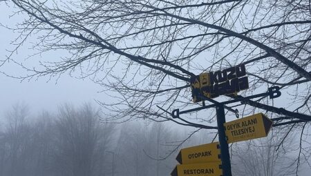 Kuzuyayla’da bayram ve kar sevinci bir arada