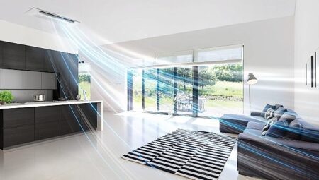 Samsung WindFree Tek Yön Kaset Klima ile Rüzgarsız Serinlik