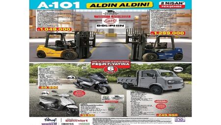 A101 2 Nisan’da Forklift ve Kamyonet Satacak