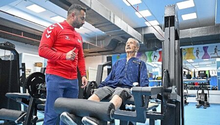 ASFİM’in spor tutkunu 86 yaşındaki delikanlısı  