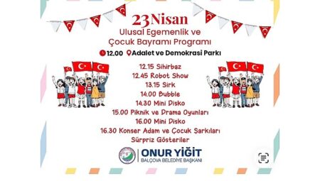 Balçova’da 23 Nisan Coşkusu: Bayram Sevinci Tüm İlçeyi Saracak