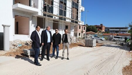 Başkan Çiçek Sahada