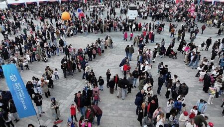 Çocuklar eğlenceye doydu