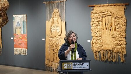 ‘Doku Renk ve İzler’, ilmek ilmek bu sergide