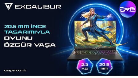 Sınırları aşan performans, hafif ve ince tasarım: Excalibur G915