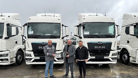 Uluslararası taahhüt şirketi Makimsan, araç parkını 20 adet MAN çekiciyle güçlendirdi