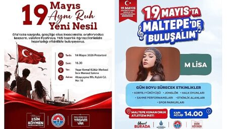 19 Mayıs coşkusu Maltepe’de yaşanacak
