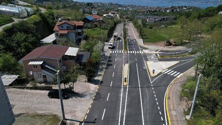 Başiskele’de yeni kavşak hizmete açıldı