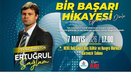 “Bir Başarı Hikâyesi” Söyleşisinde Ertuğrul Sağlam’ı Ağırlayacağız