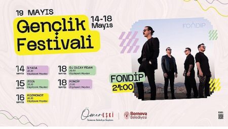 Bornova’da Gençlik Haftası sahnesi yerel sanatçılara emanet