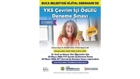 Buca Belediyesi’nden öğrencilere ücretsiz deneme sınavı desteği