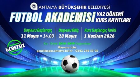 Büyükşehir Futbol Akademisi kayıtları başlıyor