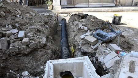 Saruhanlı’nın 22 Milyonluk Yatırımında Çalışmaların Yarısı Tamamlandı