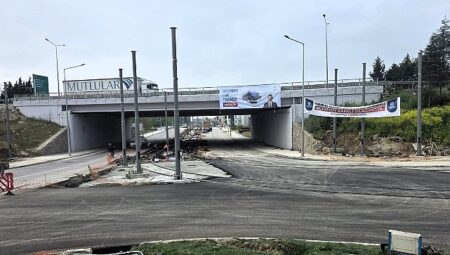 Vatan Caddesi kavşağında çalışmalar tamam