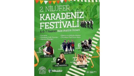2. Nilüfer Karadeniz Festivali 5 Haziran’da başlıyor