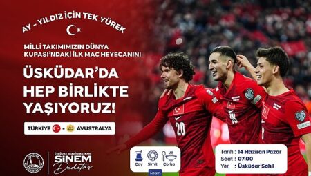 A Milli Takım İçin Tek Yürek: Ay-Yıldızlı Heyecanın Adresi Üsküdar