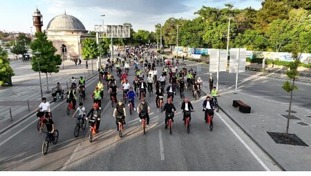 Avrupa Bisiklet Başkenti Konya’da Şehir Merkezi ve 28 İlçede Aynı Anda Binlerce Bisikletsever Pedal Çevirdi