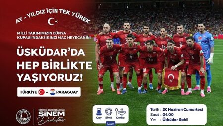Ay Yıldız İçin Tek Yürek: Üsküdar’da Milli Heyecan
