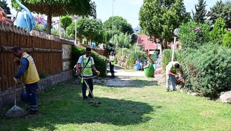Aydın Büyükşehir Belediyesi’nden Söke’de Çevre Düzenleme ve Peyzaj Çalışması