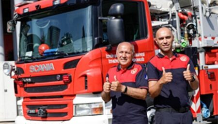 Babalar Günü’nde aynı üniformada iki kuşak