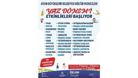 Başkan Çerçioğlu ile Aydınlı Çocuklar Yaz Tatilinde Eğlenirken Öğrenecek