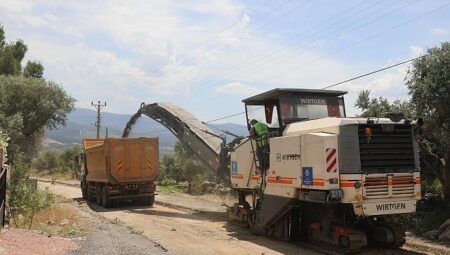 Başkan Çerçioğlu’ndan Kuyucak’ta Yol Yenileme Çalışması