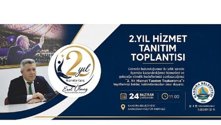 Başkan Erol Ölmez, 2 Yıllık Hizmet Dönemini Kamuoyuyla Paylaşacak