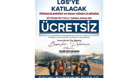 Büyükşehir ile LGS’de ulaşım engeli yok