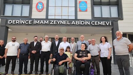 Derince’nin yeni cemevindeki son kontrolleri Başkan Büyükakın yaptı