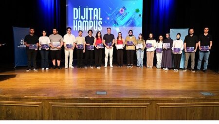 Dijital Kampüs’te yetişen 237 genç sertifikalarını aldı