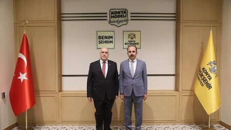 Filistin’in Ankara Büyükelçisi Ebu Ceyş Başkan Altay’ı Ziyaret Etti