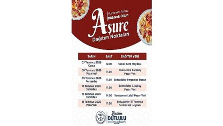 Manisa Büyükşehir’den 18 Bin 500 Kişilik Aşure İkramı
