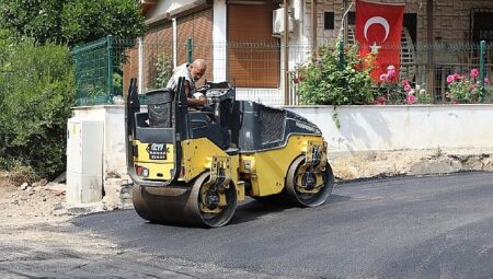Maydonoz Koyu’nda Asfalt Çalışması