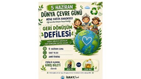 Menderes’te Geri Dönüşüm Defilesi