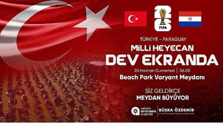 Milli maç heyecanı Varyant Meydanı’nda yaşanacak