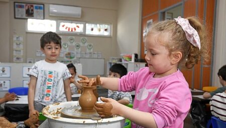 Osmangazi Belediyesi Kreşlerinde Çocuklar Toprağa Şekil Verdi