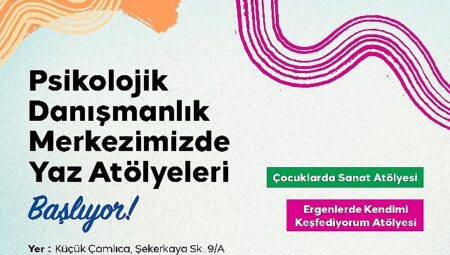 Üsküdar Belediyesi’nden Çocuk ve Gençlere Yaz Atölyeleri