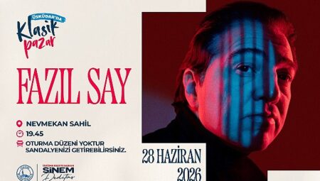 Üsküdar’ın Ödüllü Klasik Pazar Konserleri Fazıl Say ile Yeni Sezona Merhaba Diyor