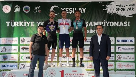 Yeşilay Türkiye Yol Bisikleti Şampiyonası sona erdi Türkiye Şampiyonları Siirt’te belli oldu