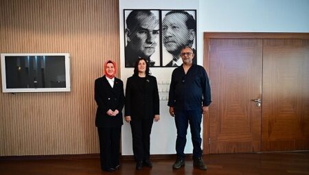 Başkan Çerçioğlu’na İçişleri Bakanlığı İller İdaresi Genel Müdürlüğü Muhtarlar Daire Başkanı Üstüner ve Türkiye Basın Platformu Başkanı Tanış’tan Ziyaret
