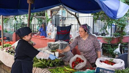 Başkan Çerçioğlu’ndan Pazarcı Esnafları ve Vatandaşlara Limonata İkramı