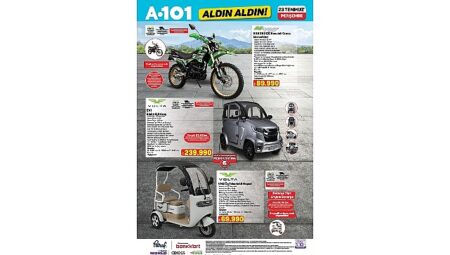 Elektrikli Araç 23 Temmuz’da A101’de