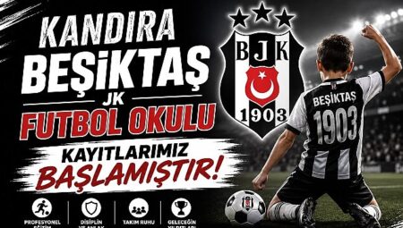 Kandıra’da Geleceğin Yıldızları Yetişiyor: Beşiktaş JK Futbol Okulu Kayıtları Başladı