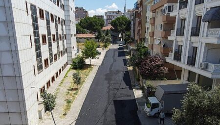 Maltepe’de asfalt serim çalışmaları sürüyor