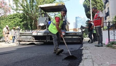 Maltepe’de Asfaltlama Çalışmaları Devam Ediyor