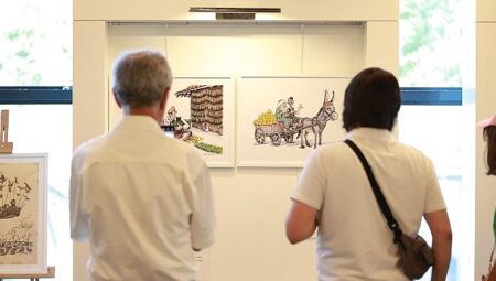 Osmangazi’de Göçün Hikayelerini Karikatürlerle Anlatan Sergi