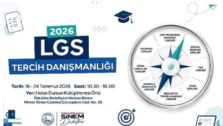 Üsküdar Belediyesi’nden LGS Tercih Döneminde Ücretsiz Rehberlik Desteği