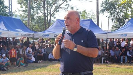 Canik’te Güreş Festivali Nefesleri Kesti