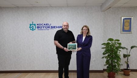 Gürcistan Kutaisi heyetinden Büyükşehir’e ziyaret